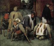 Pieter Bruegel Beggars who oil painting on canvas